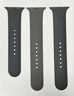 Apple Watch バンド 42mm 未使用 ブラック2本＋グレーおまけ
