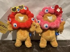 ミャクミャク　日焼け　ぬいぐるみ　キーホルダー　2体セット