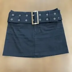 CECIL McBEE ブラックタイトスカート S