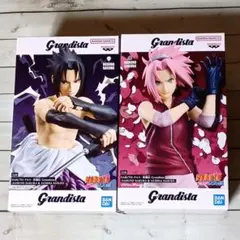 春野サクラ うちはサスケ Grandista フィギュアセット ナルト