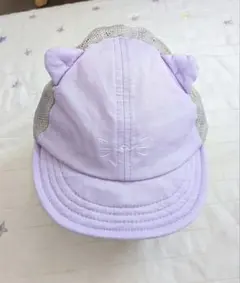 猫耳付き薄紫キャップのサムネイル