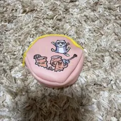 仕事猫 コインケースカラビナ付き