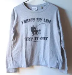 gym master ジムマスター 長袖Tシャツ 覆面レスラー 釣り ブルドッグ