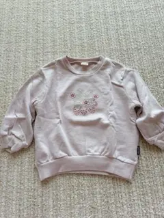 petit main いちご刺繍 トレーナー 100cmのサムネイル