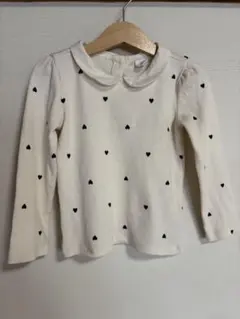 GAP ハート柄 長袖カットソー 4歳用