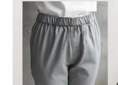 エコロコ　ワンピの下に履くパンツ9分丈 ライトグレー Sサイズ