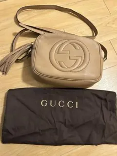 GUCCI グッチ ショルダーバッグ 丸型 ベージュ 新品未使用 プレゼント