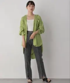 LOWRYSFARM ケミカルフロントスリットデニムパンツのサムネイル