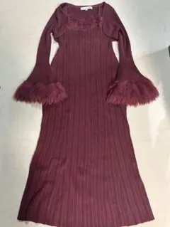 MERCURYDUO ファーボレロセットワンピース