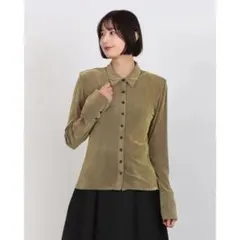 CLANE チュールフロッキーシャツ TULLE FLOCKY SHIRTSのサムネイル