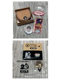 EXILE TAKAHIRO コインケース 缶バッジ 千社札 キーホルダー 他