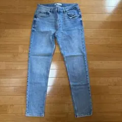 ZARA SLIM FITデニムパンツライトブルー EUR42