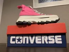 【値下げ中‼️】CONVERSE ピンク ハイカットスニーカー