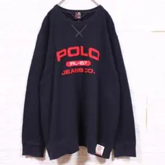 XXL！ POLO JEANS RALPH LAUREN ロゴ刺繍 スウェット