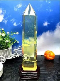 2620g 350mm 超綺麗水晶六角柱B89D2/119D05C 2620g 350mm 超綺麗水晶六角柱B89D2/119D05C - メルカリ