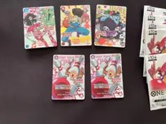 ROUND1　ラウンドワン　ワンピースカード　5枚