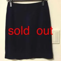 ▪️美品▪️CLEAR IMPRESSION シンプル タイトスカート ネイビー