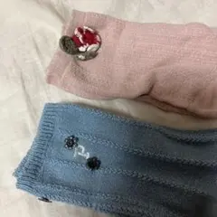 ピンクハウスの刺繍付きフルーツモチーフソックス