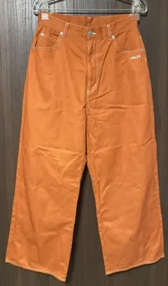 PAGEBOY LIM　ストレートパンツ　オレンジ