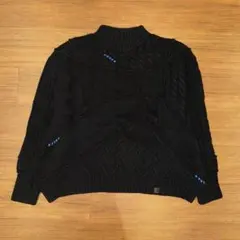 ☆美品ZARA × ADERERROR コラボ ニット セーター ブラック SM 中古・古着通販】ZARA (ザラ) ADER error (アーダーエラー
