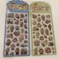 ラブブ　ボンボンドロップシール　夜行シール　立体シール　Labubu シール
