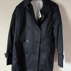 ２３区ネイビーショートトレンチコート　ベルト付き
