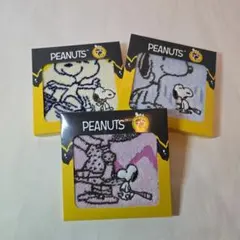 スヌーピー　75周年　ミニタオル　Peanuts　ハンカチタオル