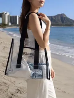 【新品】Billabong ビーチバッグ　プールバッグ　ビニールバッグ　ビラボンのサムネイル