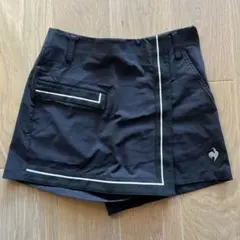 【ル・コック】ブラック　キュロットスカート ショート　サイドポケット付き