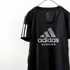 adidas Tシャツ 半袖 クルーネック ロゴプリント ランニング スポーツ