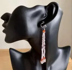 ハンドメイド ✳︎ イヤリング ✳︎ アクセサリー ✳︎ビーズ アクセサリー P