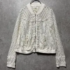 axes femme アクシーズファム レース ブルゾン　レースアップ　パールのサムネイル