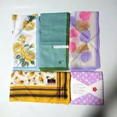 新品未使用　YUKI TORII　ハンカチ　色々　５枚セット　匿名配送
