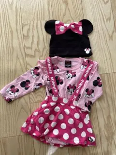 BABYDOLL ミニーマウスロンパース 80