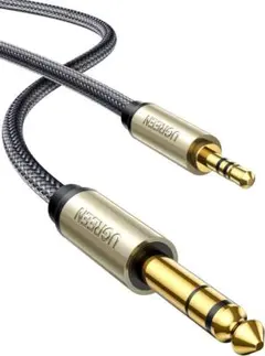 UGREEN オーディオ変換ケーブル 3.5mmミニプラグ to 6.35mm標