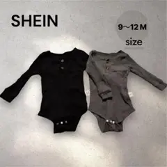 【美品】SHEIN ロンパース 9〜12M 2色セット