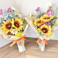 ひまわり　フラワーブーケ　フラワーギフト