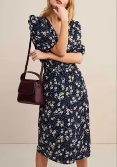 【美品】Rouje parisルージュパリ 花柄ワンピースのサムネイル