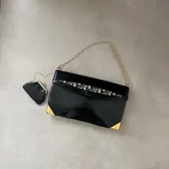 クリスチャンディオール キャンバス レザー 2way ショルダーバッグ