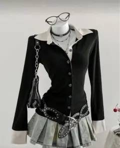 シャツドッキングニット