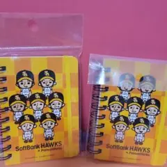SoftBank HAWKS × PansonWorks ミニリングノート