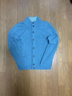 THE SHOP TK XL ブルーカーディガン　ニットセーターのサムネイル