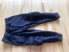 H&M 子供服 ジョガーパンツ 黒 120