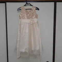 ドレス　ゴールド　140