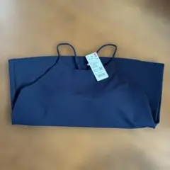 ユニクロ　クレープジャージーブラキャミソール　　　　　ネイビー　　Ｌ