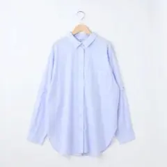 OLIVE des OLIVE オリーブデオリーブ ＢＩＧシャツ ブルーのサムネイル