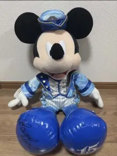 ディズニー 15周年 ミッキー ぬいぐるみ 特大 TDS ディズニーシー