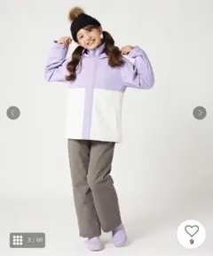 ocean pacific 子ども用　スキー・スノーボードウェア ラベンダー