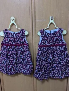 BeBe ワンピース 100cm 110cm 2着セット