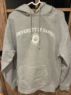 ハワイ大学University of Hawaii 裏起毛パーカー グレー　M